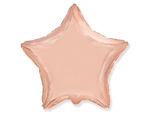 Fm (18''/46 см) /ЗВЕЗДА Металлик Rose Gold, 5 шт.