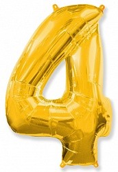 FM (40''/102см) /Цифра, 4, Золото