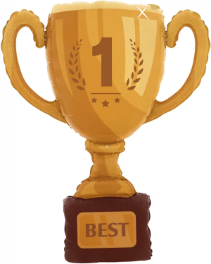 Fa (40''/102 см) Фигура, Кубок Чемпиона, №1, Золото, 1 шт.