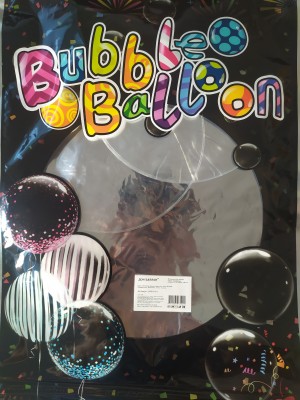 Fa (10&quot;/25 см) Мини-сфера 3d, Deco Bubble, Прозрачный, Кристалл, 1 шт.