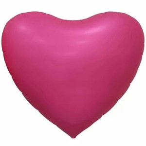 Вз (68''/173 см) СЕРДЦЕ Сатин Pink, 1 шт.