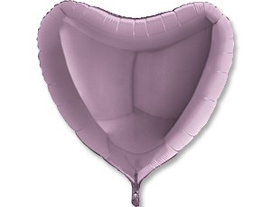 Gr (36''/91 см) /СЕРДЦЕ Металлик Lilac, 1 шт.