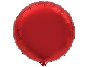 Fm (32&quot;/81 см) Б/РИС КРУГ Металлик Red, 1 шт.