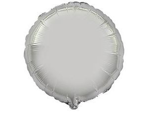 Fm (32&quot;/81 см) Б/РИС КРУГ Металлик Silver, 1 шт.