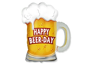 Fm (28''/71 см) HAPPY BEER-DAY Кружка пивная, 1 шт