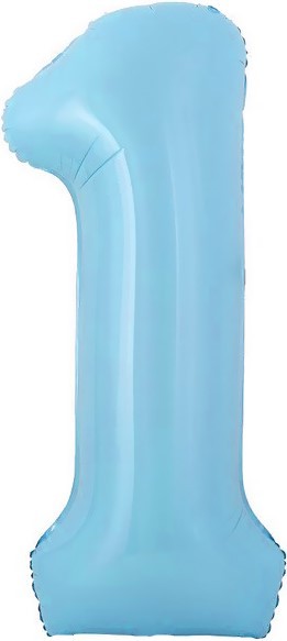 Fa (16&quot;/41 см) Мини-цифра с клапаном, 1, Голубой, 1 шт.
