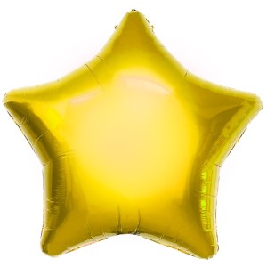 Вз (68''/173 см) Б/РИС ЗВЕЗДА 68&quot; Металлик Gold, 1 шт. в уп.