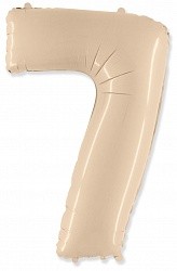 Fm (40''/102 см) Цифра, 7, Кремовый, 1 шт.