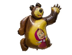 Gr (35''/89 см) ФИГУРА Маша и Медведь, 1 шт. Gr (35''/89 см) ФИГУРА Маша и Медведь, 1 шт.