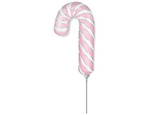 Fm (12''/30 см) /Мини фигура, Леденец розово-белый, 5 шт.