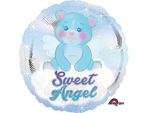 An (18"/45см) /SWEET ANGEL Медвежонок голубой