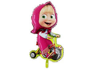 Gr (39''/99 см) ФИГУРА Маша на велосипеде, 1 шт. Gr (39''/99 см) ФИГУРА Маша на велосипеде, 1 шт.