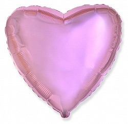Fm (18''/45см) /СЕРДЦЕ Металлик Pink, 5 шт.