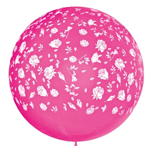 M (36"/91 см) /Декоратор FUCHSIA (шелк) 6 ст. рис Розы, 1шт.