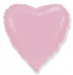 Fm (18''/45см) /СЕРДЦЕ Пастель Pink, 5 шт.