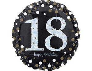 An (18''/45см) /Sparkling Birthday 18 gold