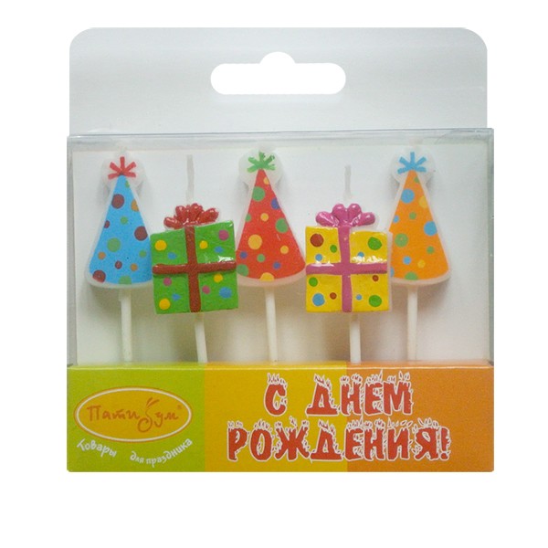 MC Свечи Подарки, Колпачки 5шт 7см