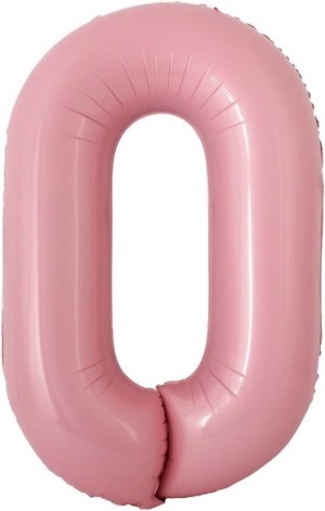 Fa (16&quot;/41 см) Мини-цифра с клапаном, 0, Розовый, 1 шт.