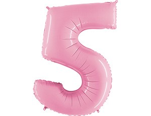 Gr (40''/102 см) /ЦИФРА 5 Пастель Pink