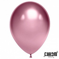 ДБ (5&quot;/13 см) Розовый, хром, 50 шт.