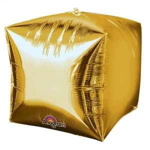 Аn (15''/38 см) /3D КУБ Металлик Gold, 1 шт.