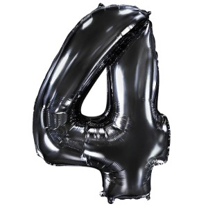 Fm (40''/102 см) Цифра, 4, Черный, 1 шт.