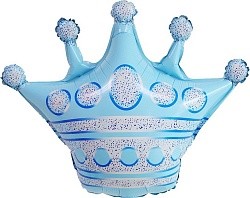 Fa (30''/76 см) Фигура, Корона, Голубой, 1 шт.