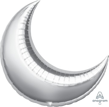 Аn (17"/43 см) МЕСЯЦ Металлик Silver, 5 шт.