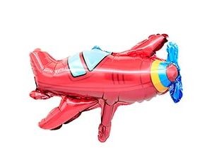 Вз (12&quot;/30 см) Мини-фигура с клапаном, Самолет ретро красный, 5 шт.