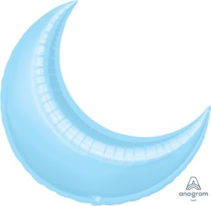 Аn (35''/89 см) /МЕСЯЦ Пастель Blue, 1 шт.