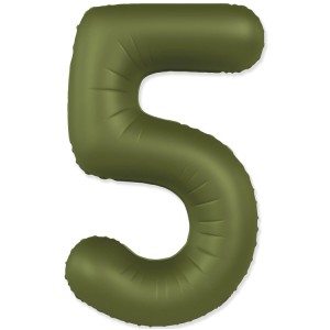 Fm (40''/102 см) Цифра, 5 SLIM Olive Green, 1 шт. в уп.