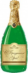 Fa (37&quot;/94 см) Фигура, Бутылка Шампанское, С Праздником!, 1 шт. в упак.