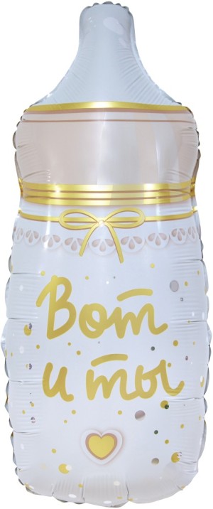 Fa (32&quot;/81 см) Фигура, Бутылочка для малыша, Ванильное золото, 1 шт. в уп.