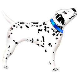 Fm (13''/33см) /Мини-фигура, Далматинец реальный, Белый, 5 шт