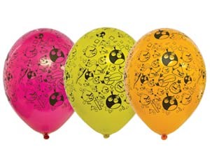 Bb (14''/35 см) /Шелкография пастель Angry Birds, 25 шт. Bb (14''/35 см) /Шелкография пастель Angry Birds, 25 шт.