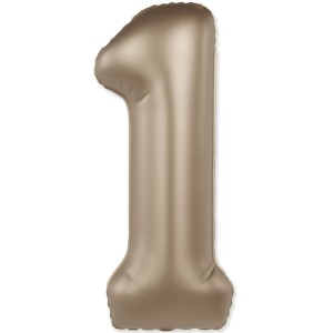 Fm (40''/102 см) Цифра, 1 SLIM Starlight Gold, 1 шт. в уп.