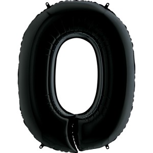 Gr (40''/102см) /Цифра 0 Чёрный, 1 шт.