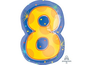 An (18''/45см) ЦИФРА 8 ФИГУРА Мульти