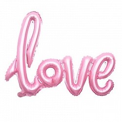 Fa (41''/104 см) /Надпись &quot;Love&quot;, Розовый
