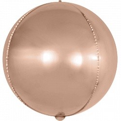 Fa (15&quot;/38 см) Мини-Сфера 3D, Розовое Золото, 1 шт.