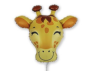 Fm (12&quot;/30см) /Мини-фигура, Голова Жирафа, 5 шт