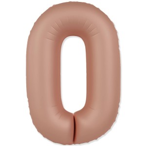 Fm (40''/102 см) Цифра, 0 SLIM Vintage Rose, 1 шт. в уп.