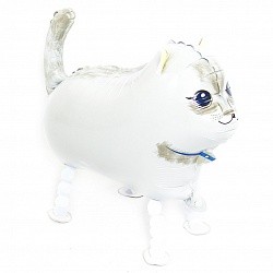 Fa (24''/61 см) Ходячая Фигура, Кошка, Белый, 1 шт.