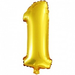 Fa (16''/41см) /Мини-Цифра с клапаном, 1, Золото, 1 шт.