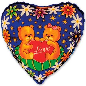 Fm (9&quot;/23) /Медвежата с сердечком, 5 шт