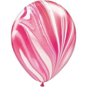 Ql (11''/28 см) /Супер Агат Red White, 5 шт.