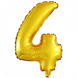 Fa (16''/41см) /Мини-Цифра с клапаном, 4, Золото, 1 шт.