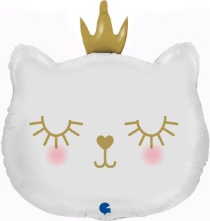 Gr (14''/36 см) Мини-фигура, Котенок Принцесса, Белый, 5 шт.