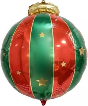 Fa (28''/71 см) Фигура, Новогодний шар, Красный/Зеленый, 1 шт.