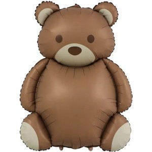 Fa (35''/89 см) Фигура, Мишка, Сатин,  в уп. 1 шт.